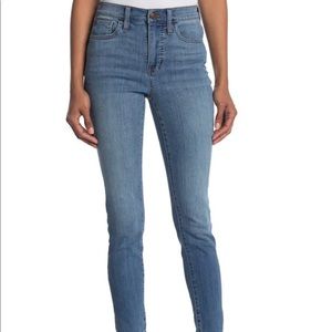 NWT Madewell 9” Mid Rise Skinny Jeans in Stinson Wash w/ Magic Pockets